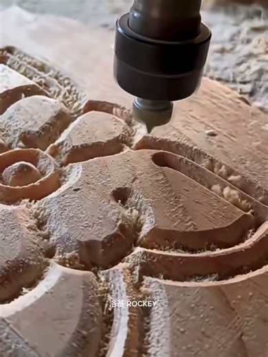 CRAZY Fast! CNC Wood Router Makes Impossible 3D Designs EASY! 🔥🪵 #shorts #WoodCarving #HowItsMade