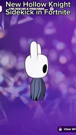 New Hollow Knight Sidekick in Fortnite 🕳️ #sidekick #fortnitesidekick #fortnite #emote