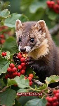 "The marten is a silent hunter of the forests: grace, cunning, and speed." #animals #marten #want...