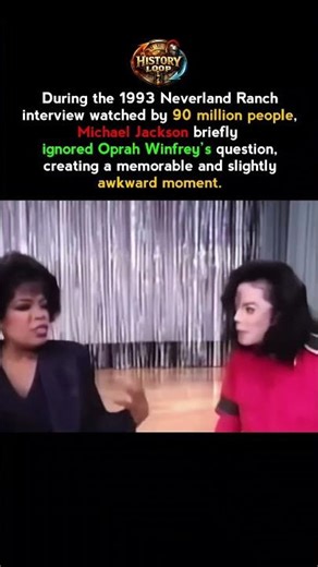 When Michael Jackson Ignored Oprah (1993 Interview Moment) 🎤