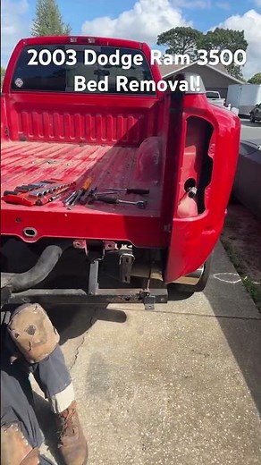 2003 Dodge Ram 3500 Bed Removal!