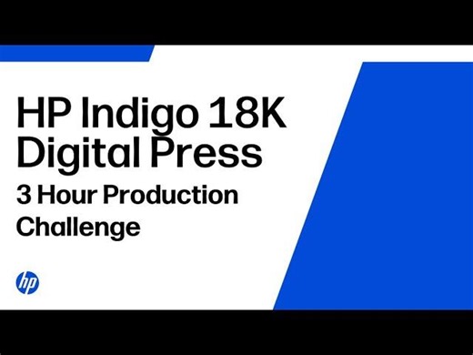 HP Indigo 18K Digital Press - 3 Hour Production Challenge | Teig Olson