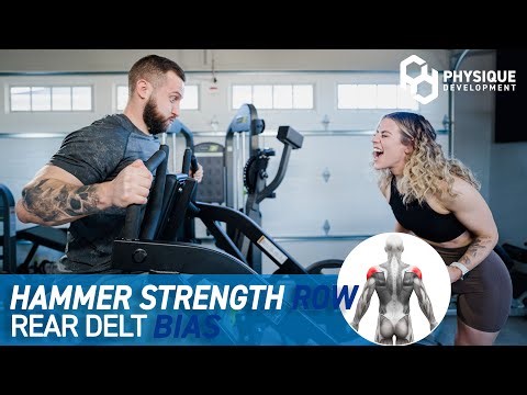 How to Hammer Strength Row with Rear Delt Bias