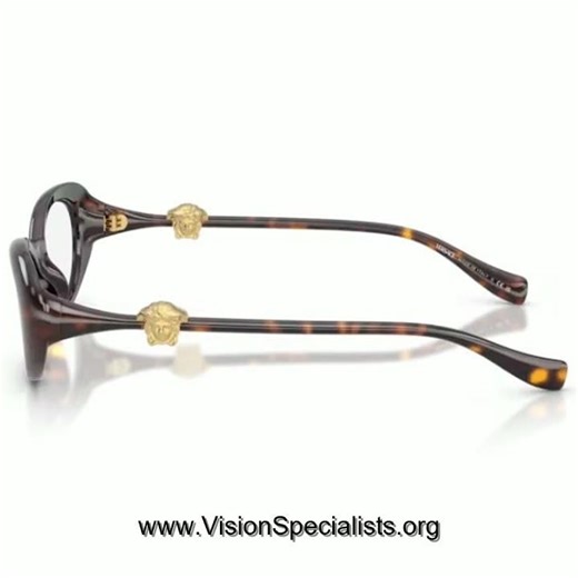Versace VE3381U Eyeglasses Womens Full Rim Oval Shape Havana108