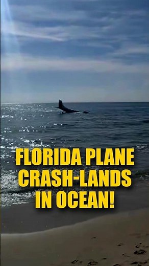 Florida SHOCKER | Plane Crash Lands in OCEAN! | VIRAL