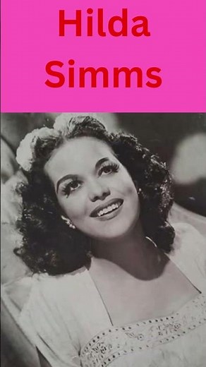 Hilda Simms SHORTS #vintage #oldhollywood