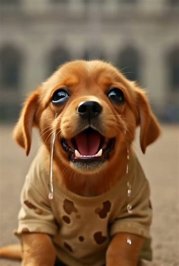 26 January 😢 | School se bhagaya gaya puppy 🇮🇳 | Police ne jeet liya dil ❤️🐶 #aivideo