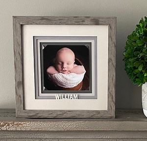Picture Frame With Name, Personalized Baby Picture Frame, Baby Gift, Nursery Decor, Grandparents Frame - Etsy