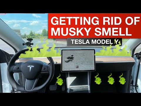 Tesla Model Y - Changing Air Filter to Get Rid of Smells