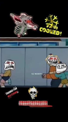 nobita aura || Part-469 || #shorts #memes #anime #trollface