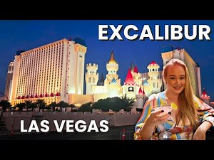 Excalibur Las Vegas Stay 2025 | Renovated Room Tour, The Buffet, Gaming and more!