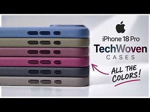 Hands On: Apple's TechWoven Cases for iPhone 18 Pro