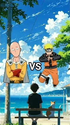 Saitama vs Naruto👹👹#animation