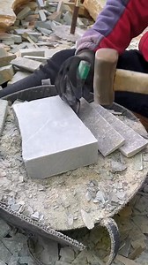 1.8K views | Use natural stone to make wall bricks- Good tools and machinery make work easy #trending #reels #amazing #cool #viral #explorepage #likes #work #2121 | Tech Trends Today | Facebook