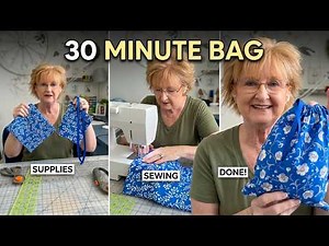 DIY Drawstring Bag Tutorial | Gift Bag Sewing #sewing #diy