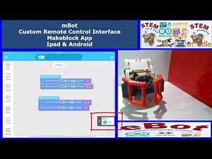 Custom Remote Control Interface for mBot Ipad&Android Makeblock APP