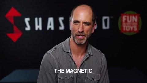 Shashibo Shape Shifting Box - Award-Winning Fidget Toy w/ 36 Rare Earth Magnets - Fidget Cube Transforms Into Over 100 Shapes, Christmas Stocking Stuffers for Kids, Teens, and Adults (Polar)