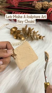 Small in size, big on art 💫✨ Each keychain is handcrafted with premium Russian sculpture paste on high-quality MDF wood — every detail sculpted with love and precision ❤️ In this video, I’m sharing a glimpse of the making process — from sculpting the delicate textures to adding the final finishing touches 🎨 Perfect as gifts or to add a little art to your everyday keys! MOQ – 4 pieces Available in customizable designs 🌸 #handmadekeychain #sculptureart #miniart #struckbystroke #madeinindia #han