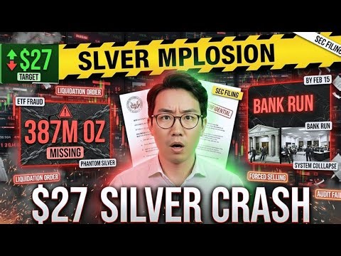 SEC CONFIRMS SLV FRAUD 387M Ounces MISSING | $27 Silver Crash IMMINENT