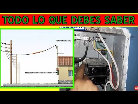 COMO LLEGA LA ELECTRICIDAD DEL POSTE A TU CASA, CONEXIONES Y TODO LO QUE DEBES SABER
