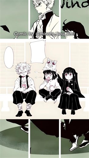The duo of Tokitou and Inosuke | KNY | Comic Dub #kimetsunoyaiba#comicdub#tokito #inosuke #xd