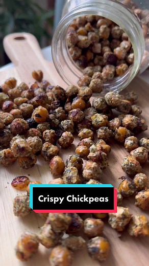 Crispy Chickpeas Recipe for a Healthy Snack or Salad Topper