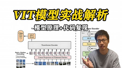 比原论文更好懂！ViT模型原理 代码复现，计算机博士带你吃透Transformer视觉应用！