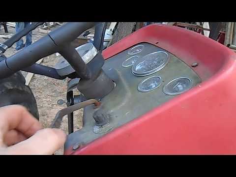 HOW TO REPAIR FIX LOOSE THROTTLE ON A MASSEY FERGUSON 165 TRACTOR