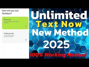 Text Now Update Method 2025 / Text Now Account Create Mobile Method / How To Create Text Now Account