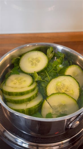 Ingredients Cucumber Lemon Parsley Hot water And drink for 30 days | Chef Ricardo Cooking