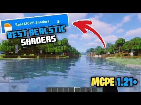 Top 3 Best Realstic Shaders Of Mcpe 1.21+🔥 || Bedrock (Render Dragon Support)
