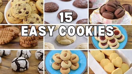 15 easy cookie recipes 🍪 | The Cooking Foodie