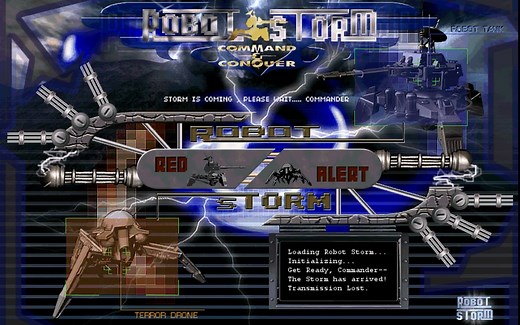 【红警2】奇葩MOD试玩，国外MOD：Robot Storm（机器人风暴）1.99版本遭遇战试玩三阵营