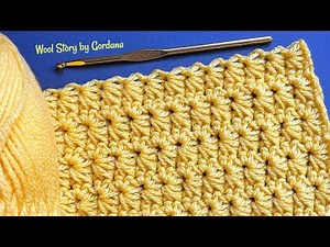 480 💕 How To Crochet Star Stitch👌Easily For Absolute Beginners