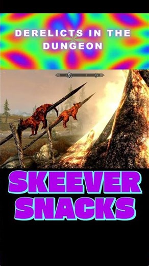 cooking SKYRIM SKEEVER TAIL amazing flavor #skyrimshorts #skyrim #elderscrolls #skeever #gamemusic