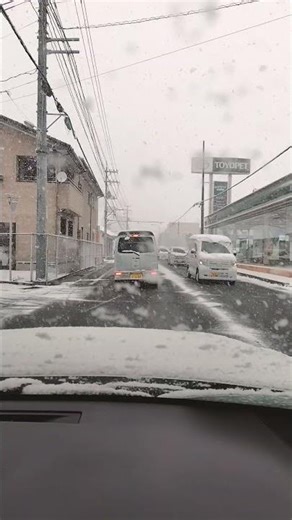 188号線渋滞中、南岩国駅