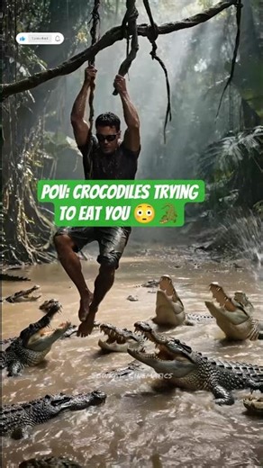 POV: Crocodiles Trying to Eat You 😳🐊Sowkat Cinematics #shorts