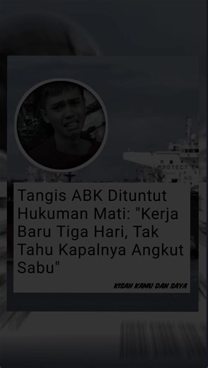 🥲 ⬇️Harapan Fandi Ramadan untuk mengubah nasib keluarganya seketika kandas. Niat tulus mencari nafkah sebagai ABK justru menyeretnya ke kursi pesakitan, setelah kapal yang ia tumpangi terbukti membawa barang haram. Fandi, yang bekerja di kapal tanker asing Sea Dragon, dicegat oleh BNN dan Bea Cukai saat memasuki perairan Karimun. Pemeriksaan menemukan kapal itu mengangkut 2 ton sabu. Kini ia harus menghadapi proses hukum di PN Batam dengan bayang-bayang hukuman mati. Bagi keluarganya, tuntutan 