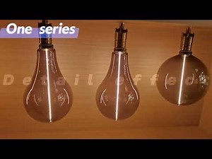 E27 LED Bulb | One Series Decorative Filament Lighting