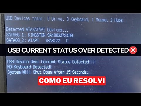 USB device over current status detected
