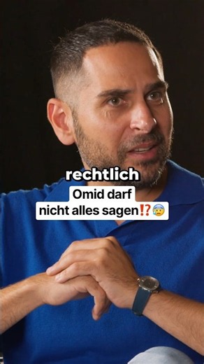 Omid has to be extremely careful with this topic!