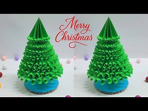 How to Make a Paper Christmas Tree | Easy & Beautiful DIY Christmas Decor