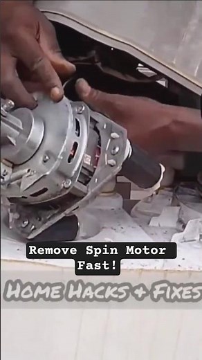 Top Load Spin Dryer Motor Final Removal | Last Step