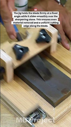 Perfect Chisel Sharpening Jig | Simple Woodworking Sharpening Technique