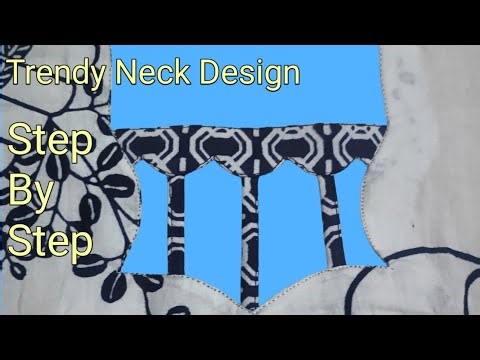 Latest Front Overlapping Neck Design for Kurti || Easy Step by Step Cutting And Stitching Tutorial