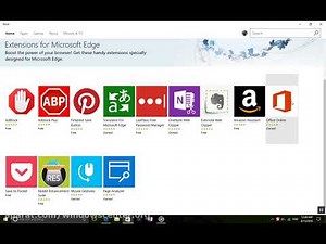 How to add extension in Microsoft Edge