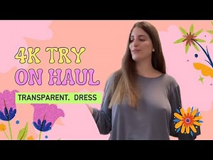 4K Micro Bikini Try -On Haul Transparent |Transparent Lingerie & See-everything you want
