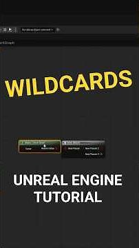 Using Wildcards in Unreal Engine #UnrealEngine #GameDev #UE #IndieDev #FYP