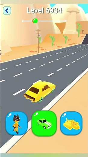 🔥 Shape - Shifting & Transform The Character 👀 Level - 6934 #shapeshifting #gameplay #shorts #viral