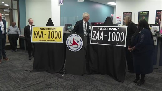 WisDOT is unveiling "blackout" and "retro yellow" specialty license plates for drivers to choose from. https://fox11online.com/news/state/wisconsin-department-transportation-division-motor-vehicles-blackout-retro-yellow-throwback-specialty-license-plate-options-announcement | WLUK-TV FOX 11